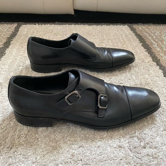 Salvatore Ferragamo made in Italy leather upper monk strap shoes 8.5 Dfits US 9D - Picture 2 of 8